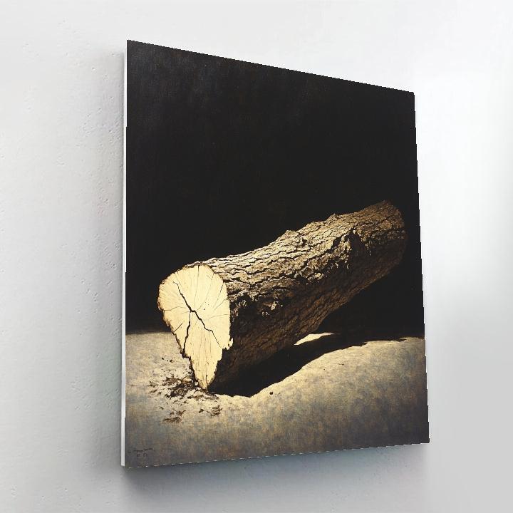 Caravaggio Inspired Storm-Felled Oak Limb painting number kit