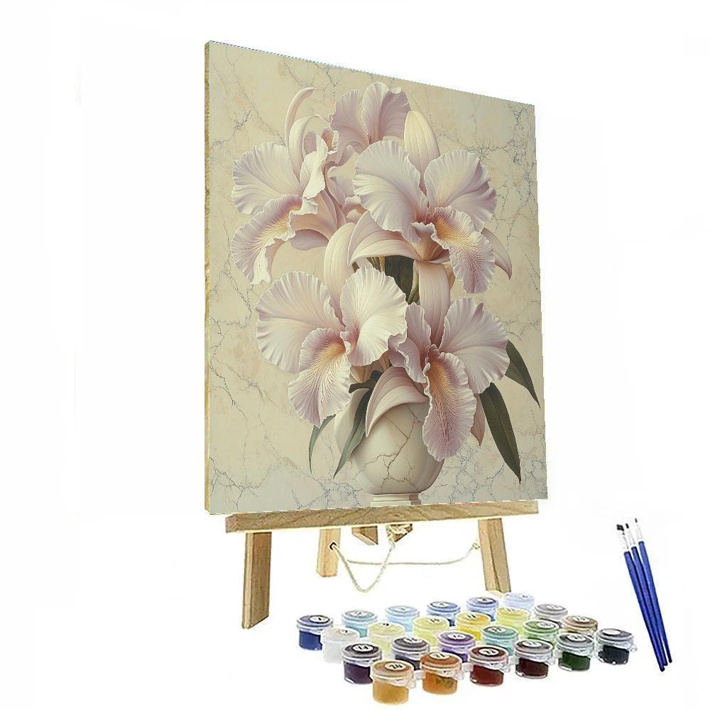 Michelangelo Inspired Blooming Orchid Cluster Numbered painting kits