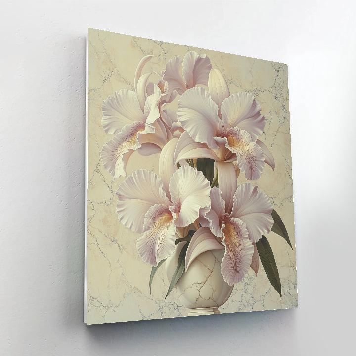 Michelangelo Inspired Blooming Orchid Cluster Numbered painting kits