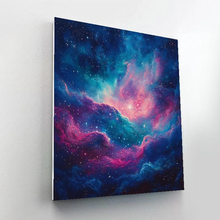 Edgar Degas Inspired Nebula Whispers Number painting