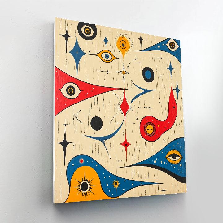 Joan Miró Inspired Dream Cartography Painting by numbers kit