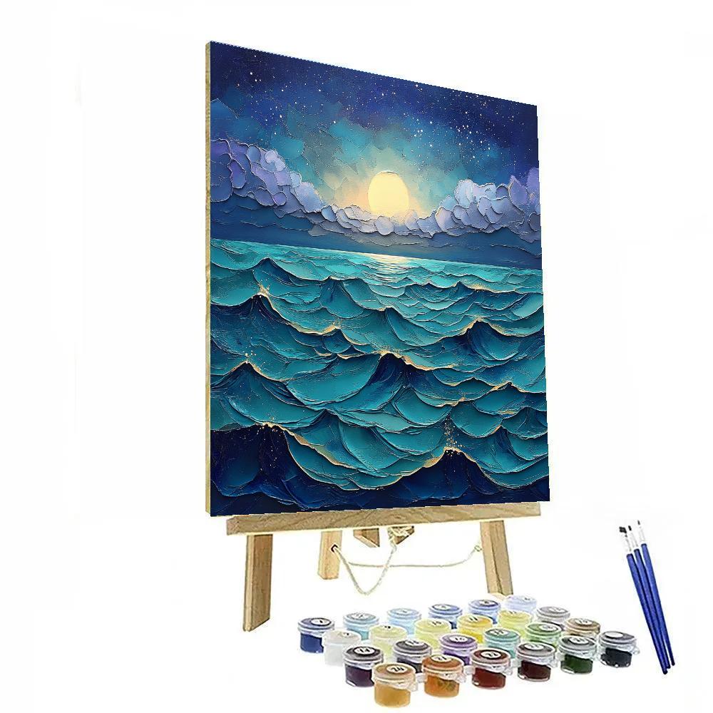 Paul Cézanne Inspired Oceanic Nebula Numbered painting kits