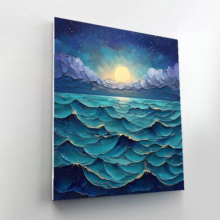 Paul Cézanne Inspired Oceanic Nebula Numbered painting kits