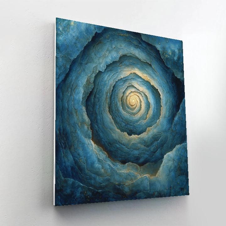 Michelangelo Inspired Celestial Stone Spiral Painting by numbers kit