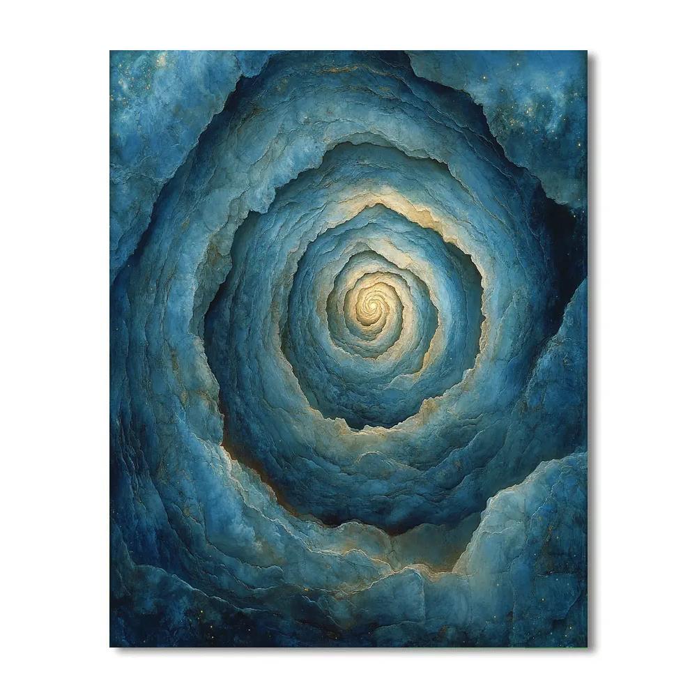 Michelangelo Inspired Celestial Stone Spiral Painting by numbers kit