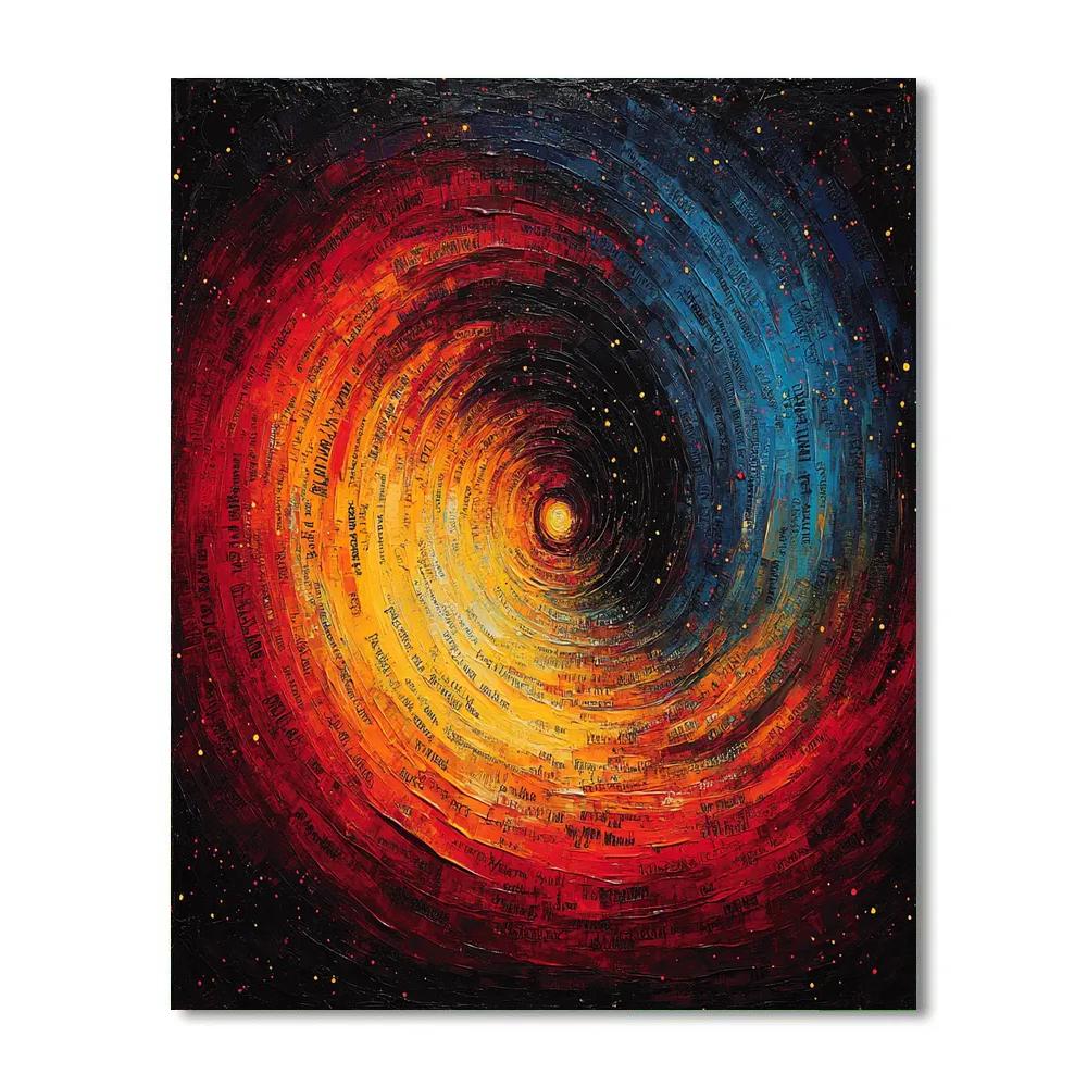 Jean-Michel Basquiat Inspired Cosmic Constellations paint by number