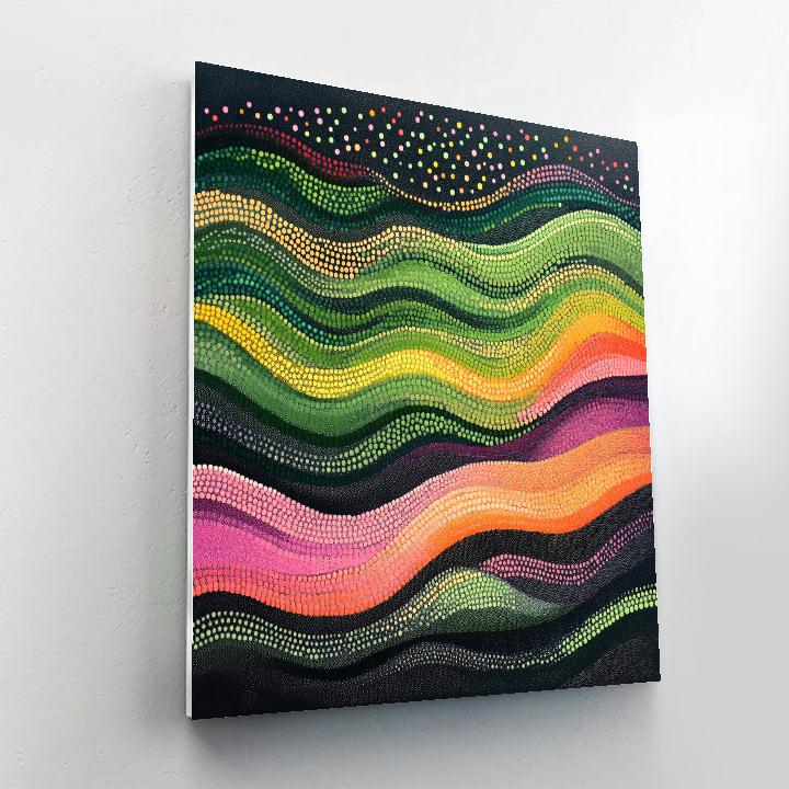 Georges Seurat Inspired Prism Aurora paint by color