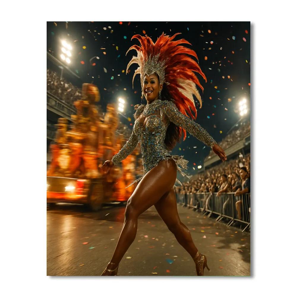 Rio Carnival Samba DIY paint by numbers