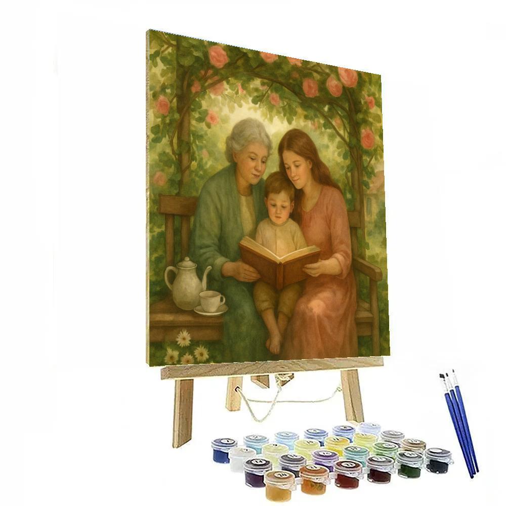 Grandmothers Garden Storytime paint by color