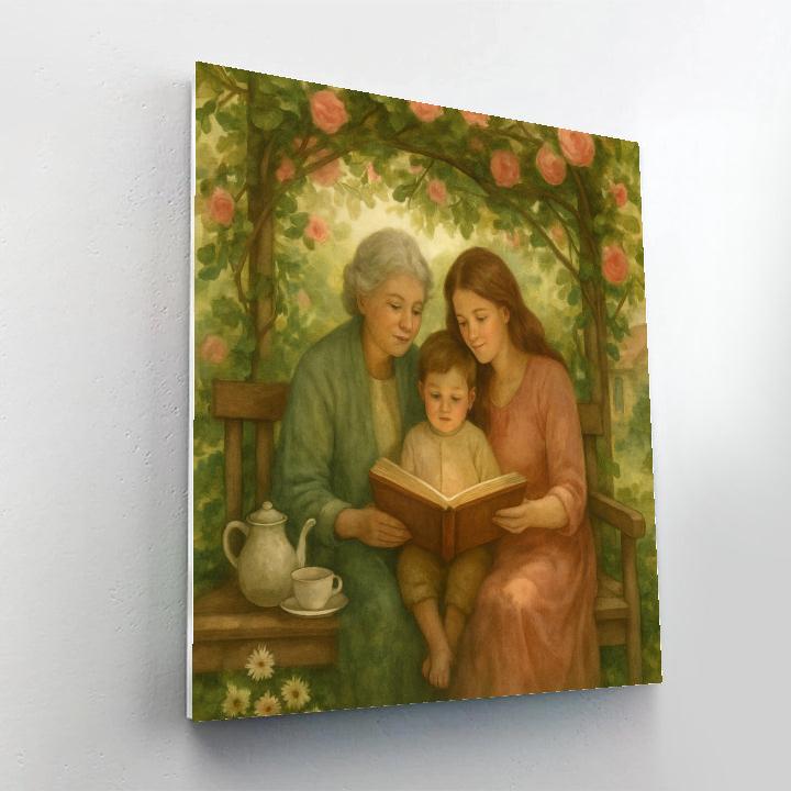 Grandmothers Garden Storytime paint by color