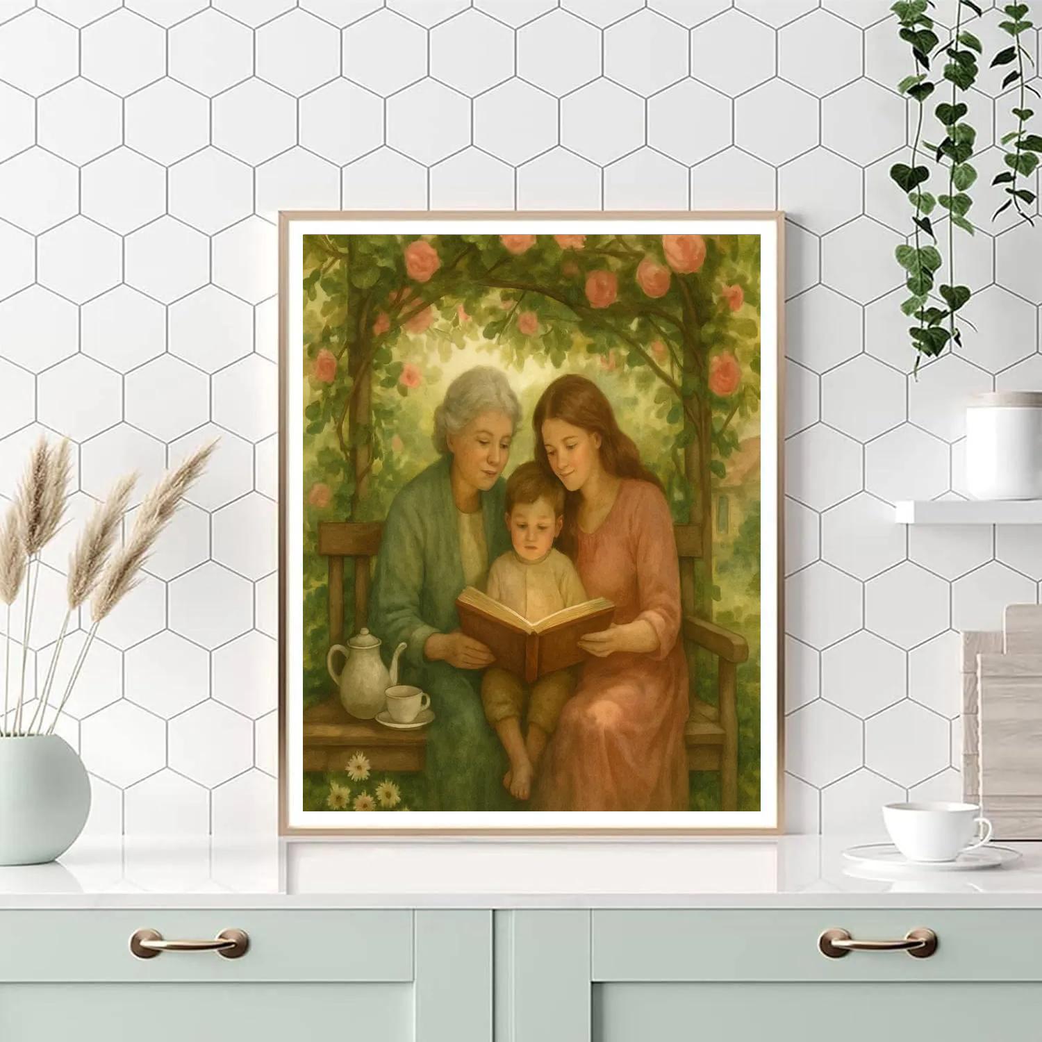 Grandmothers Garden Storytime paint by color