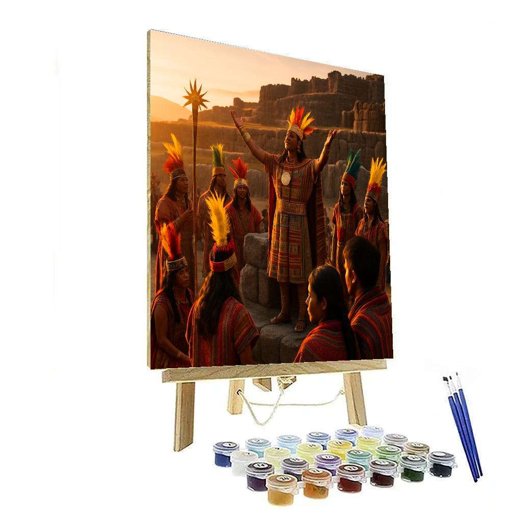 Inti Raymi Sacsayhuaman Festival Paint by numbers kits