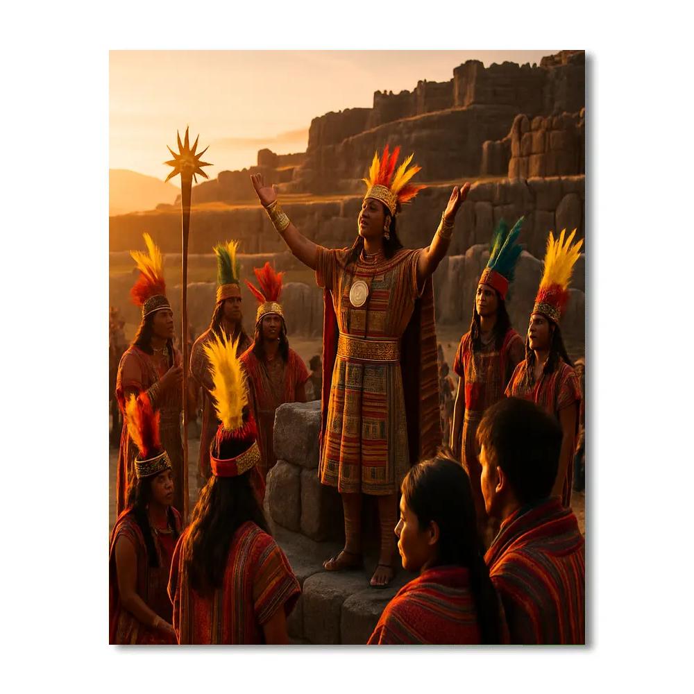 Inti Raymi Sacsayhuaman Festival Paint by numbers kits