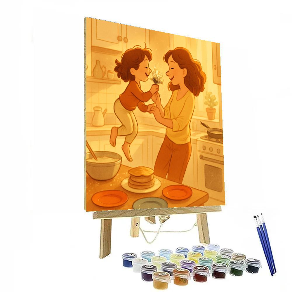 Kitchen Ballet Of Breakfast paint by color