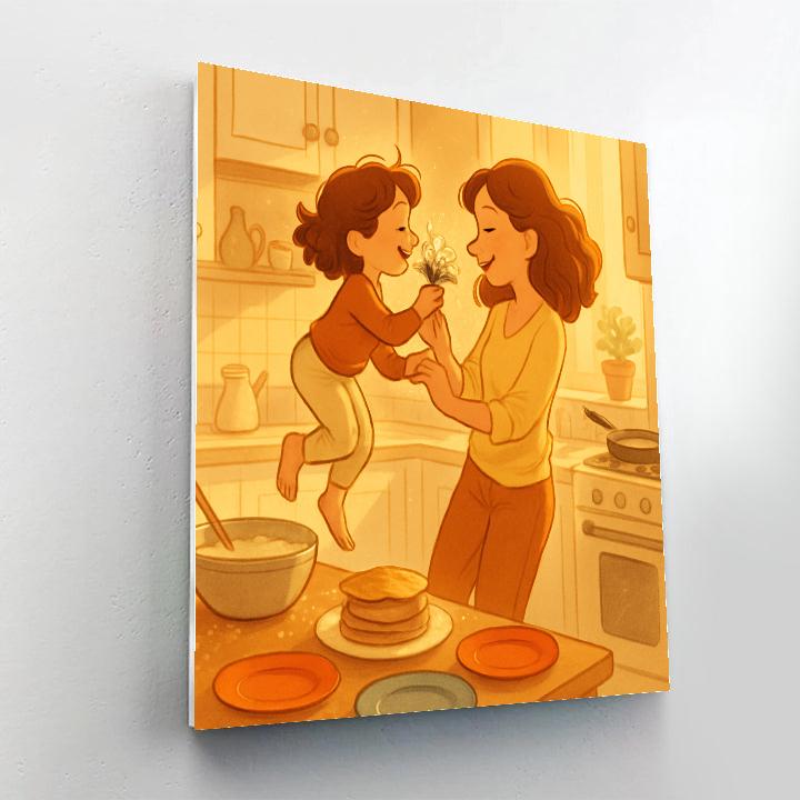 Kitchen Ballet Of Breakfast paint by color