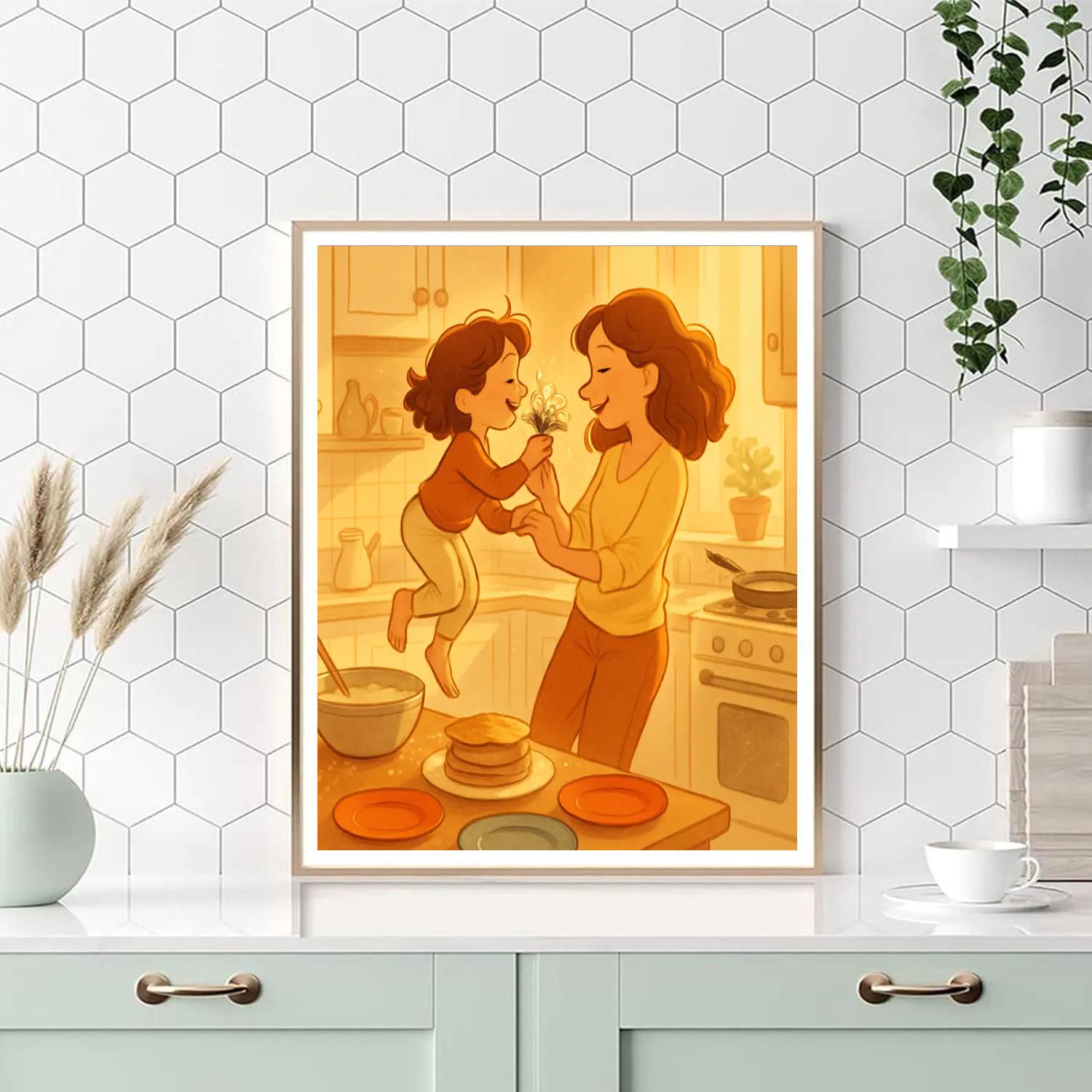 Kitchen Ballet Of Breakfast paint by color