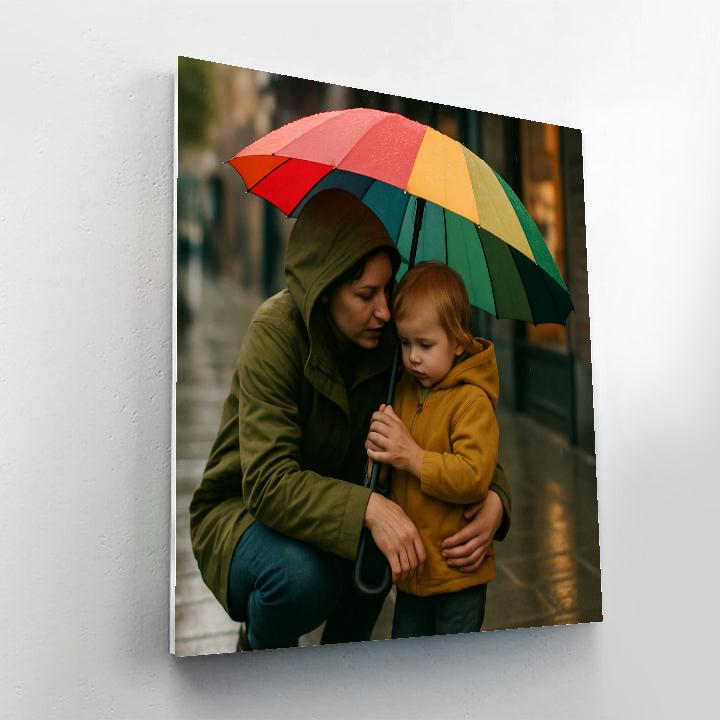 Market Umbrella Shelter paint by number