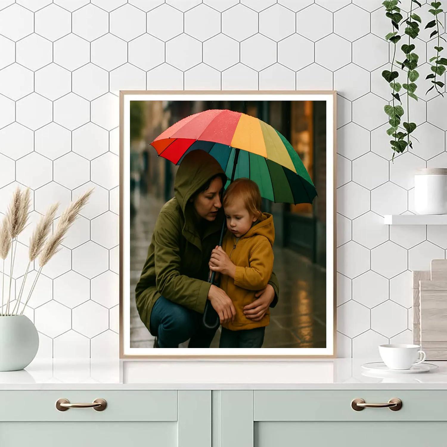 Market Umbrella Shelter paint by number