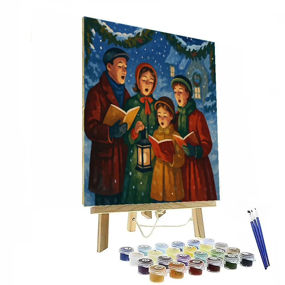 Twilight Carol Circle DIY paint by numbers