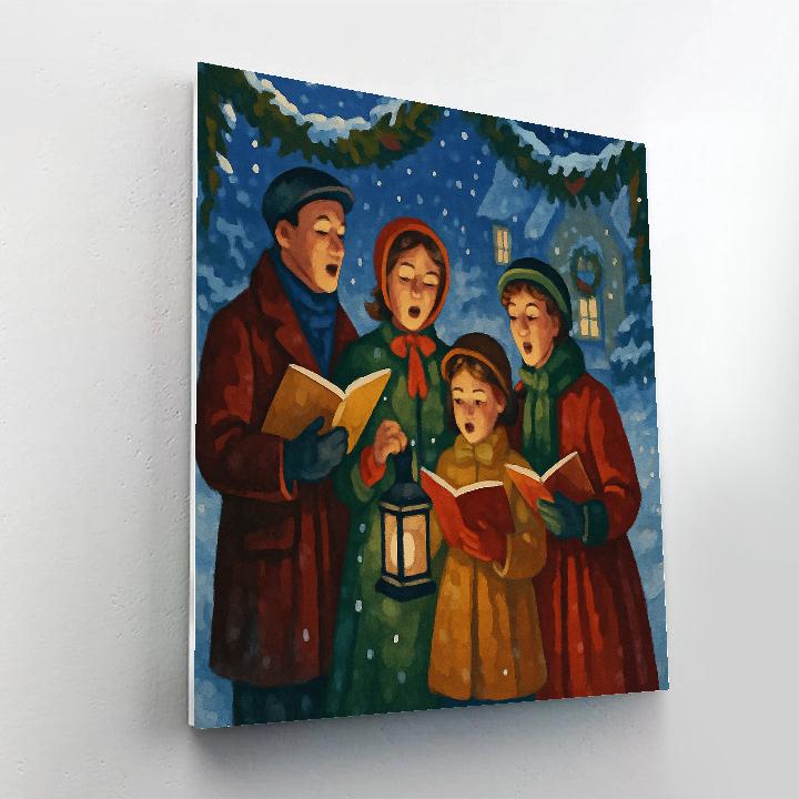 Twilight Carol Circle DIY paint by numbers