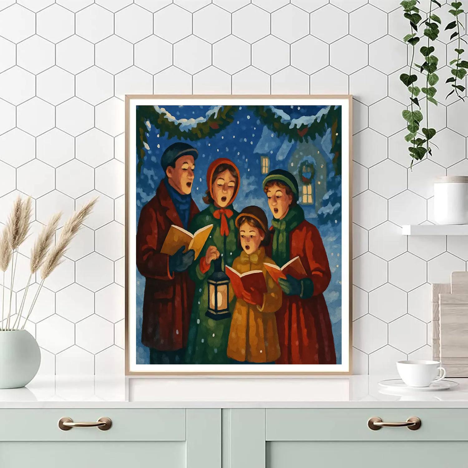 Twilight Carol Circle DIY paint by numbers