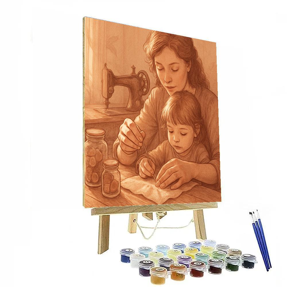 Sunlit Sewing Circle Paint by numbers kits