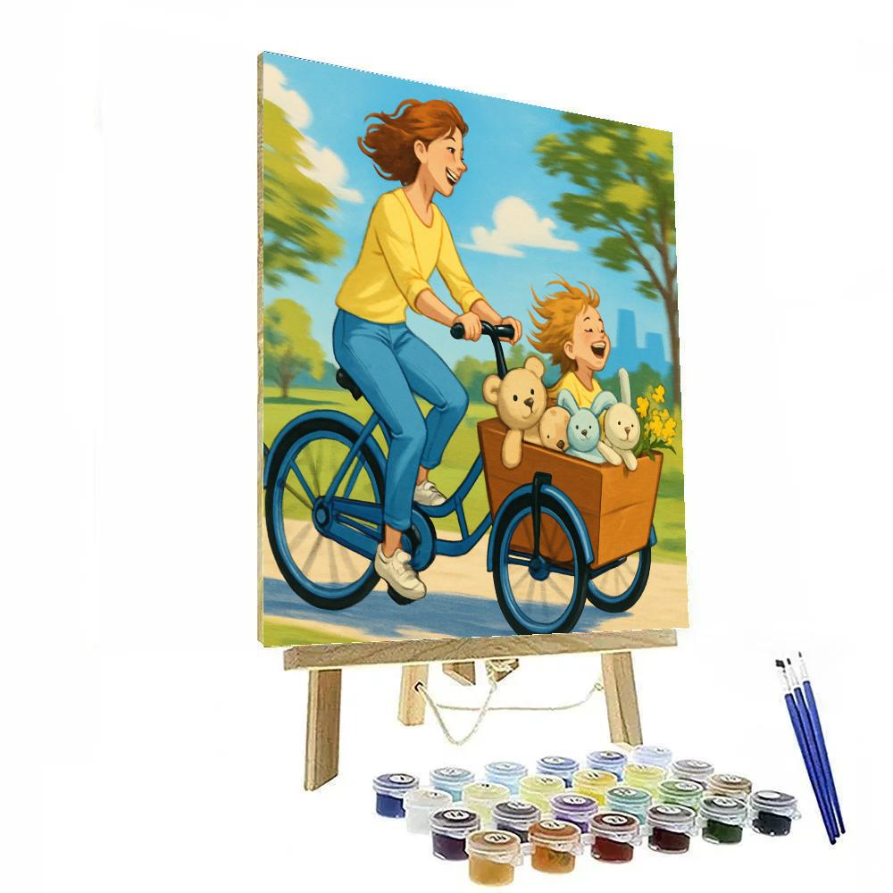Bicycle Cargo Of Dreams paint by number