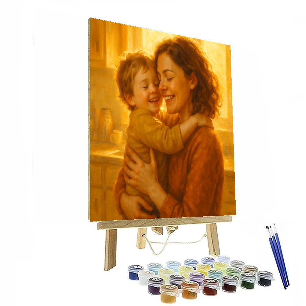 Morning Sunshine Hug paint by numbers