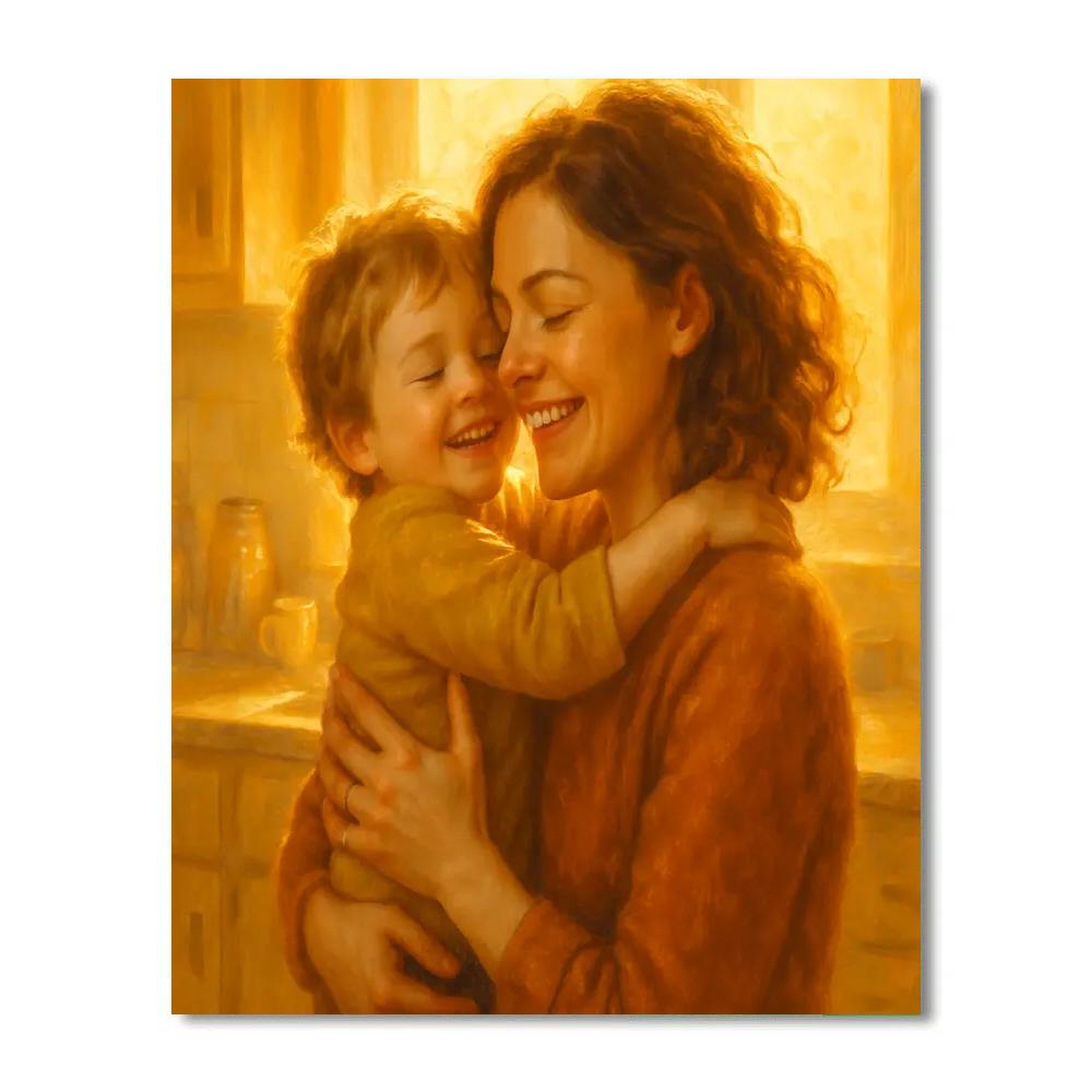 Morning Sunshine Hug paint by numbers