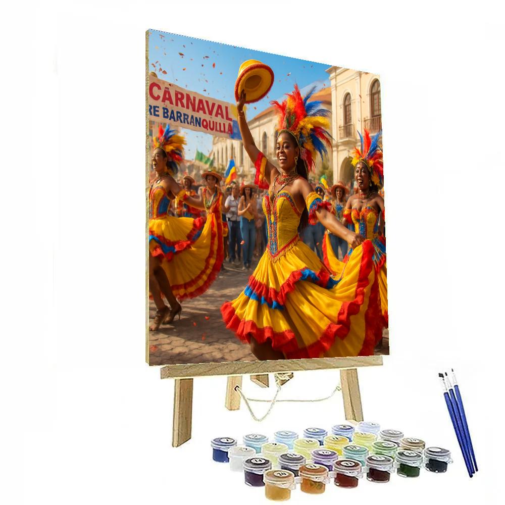 Carnaval De Barranquilla paint by number