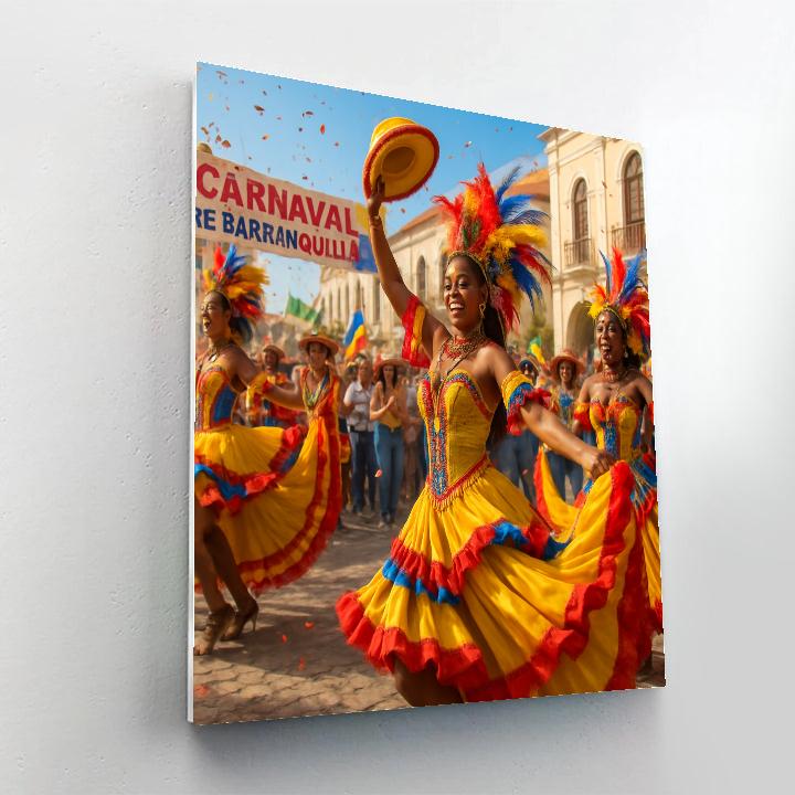 Carnaval De Barranquilla paint by number