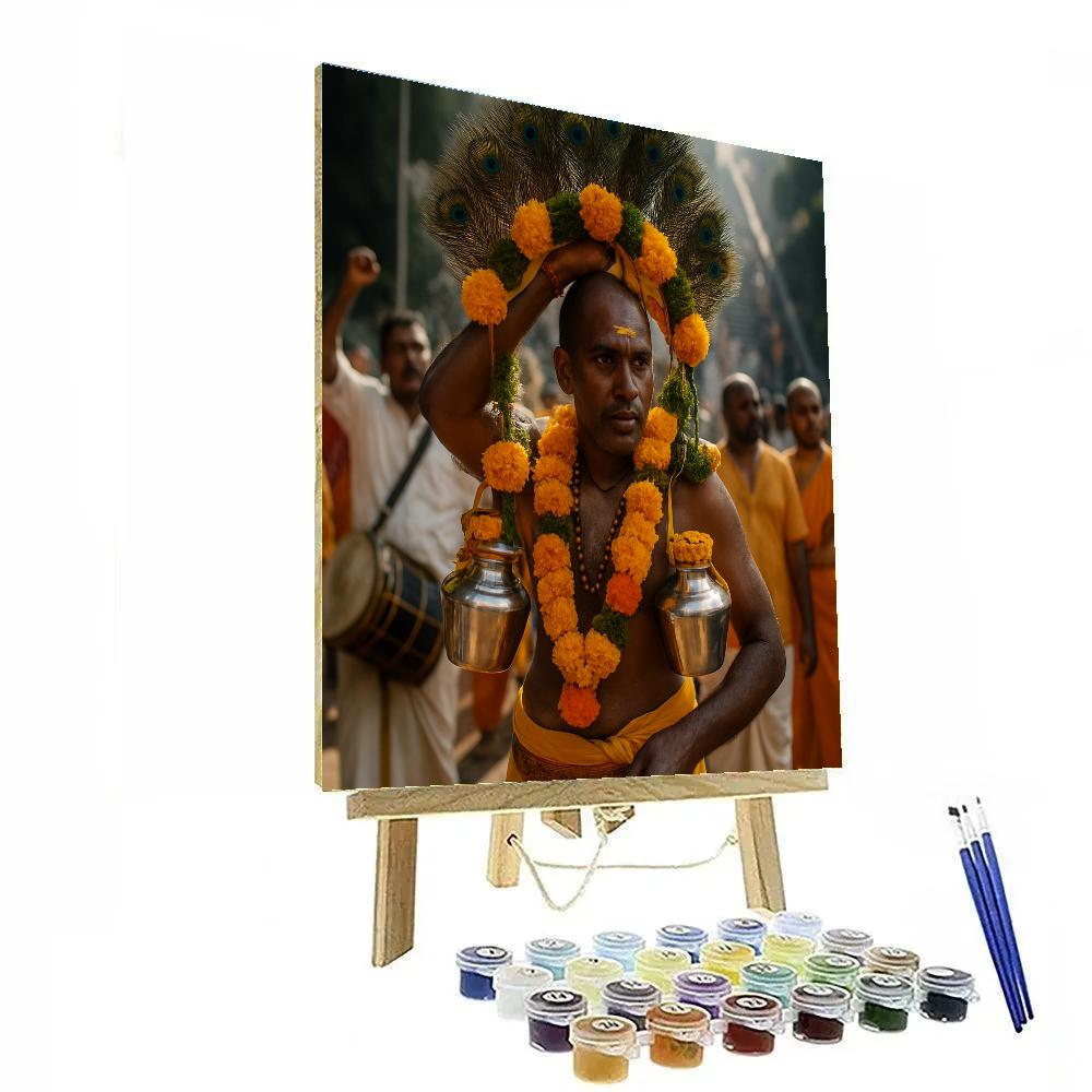 Thaipusam Devotion At Batu Caves Number painting