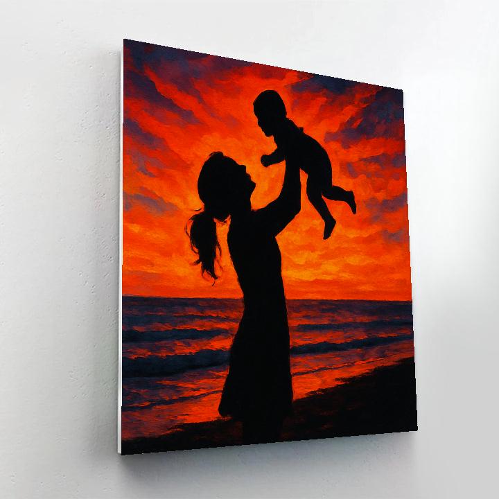 Sunset Beach Embrace Paint by numbers kits