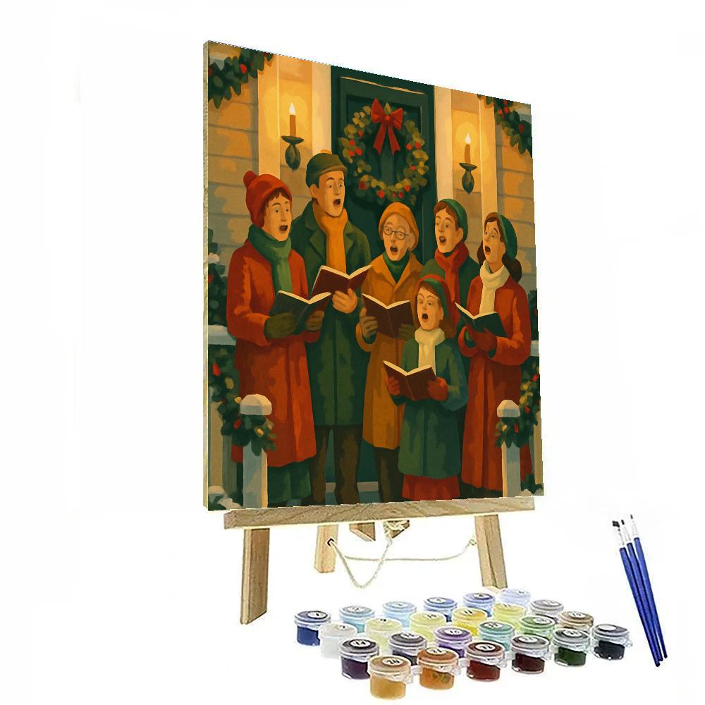 Midwinter Porch Serenade Numbered painting kits