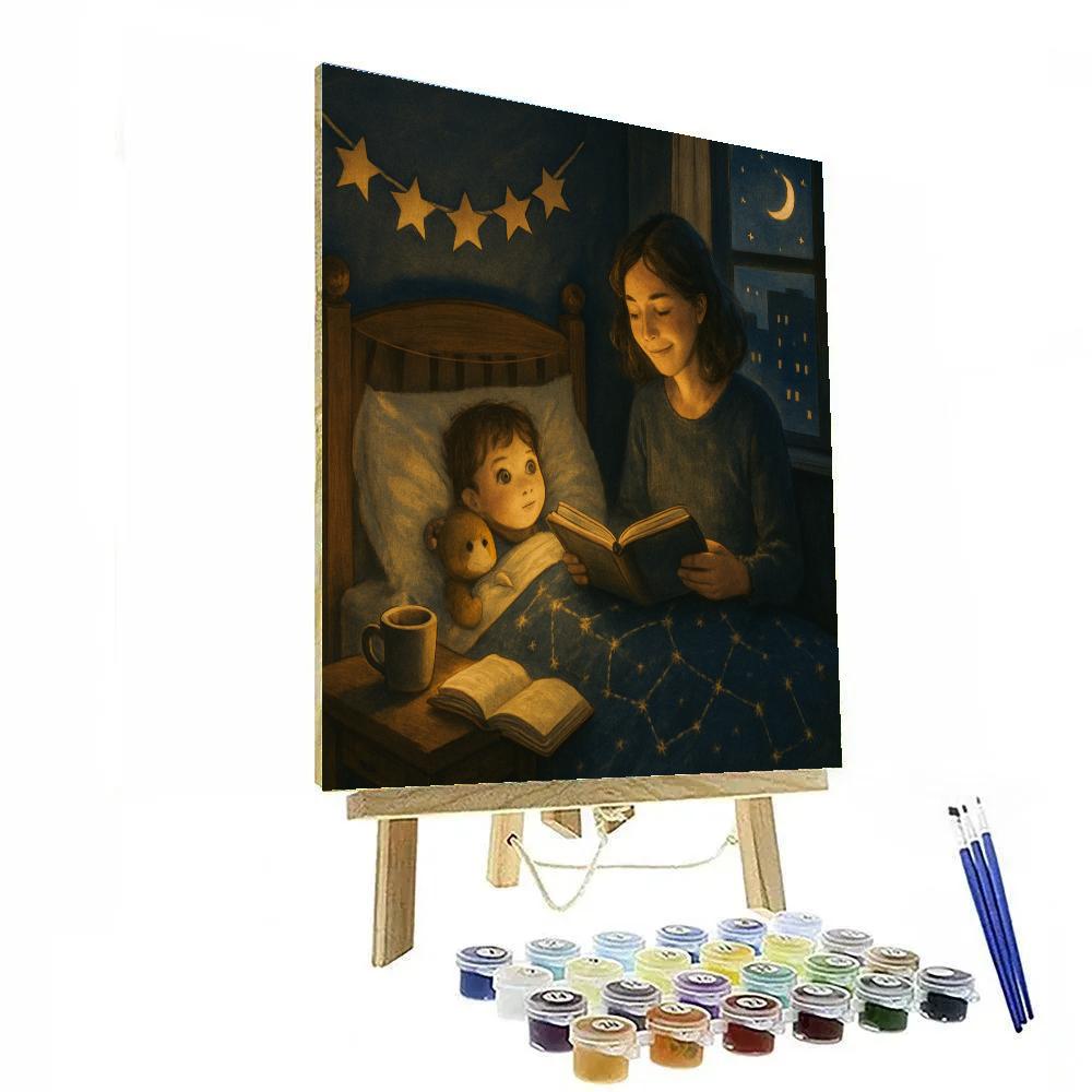 Constellation Quilt Bedtime Story Painting by numbers kit