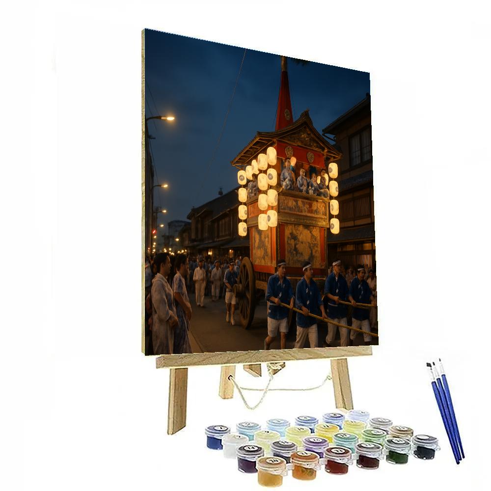 Gion Matsuri Yamaboko On Shijo Street paint by numbers