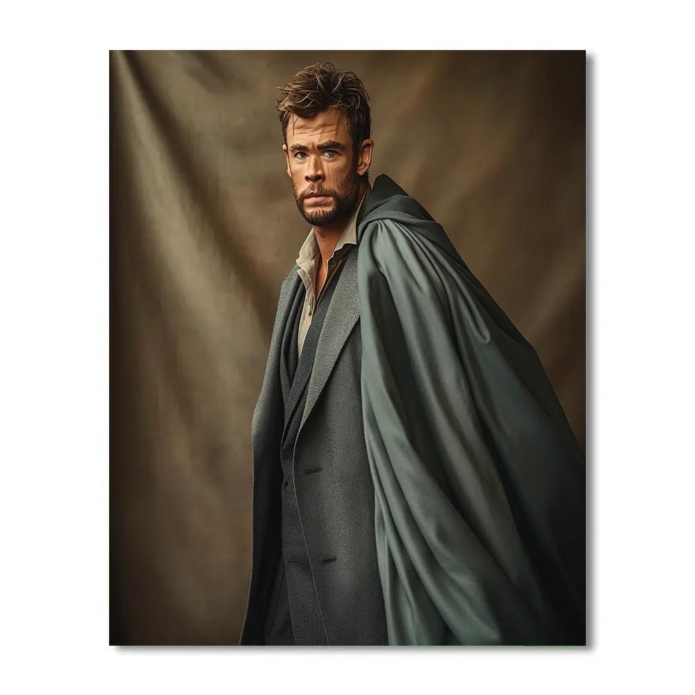 Chris Hemsworth: Hammered By Thunder And Elegance Paint by numbers kits
