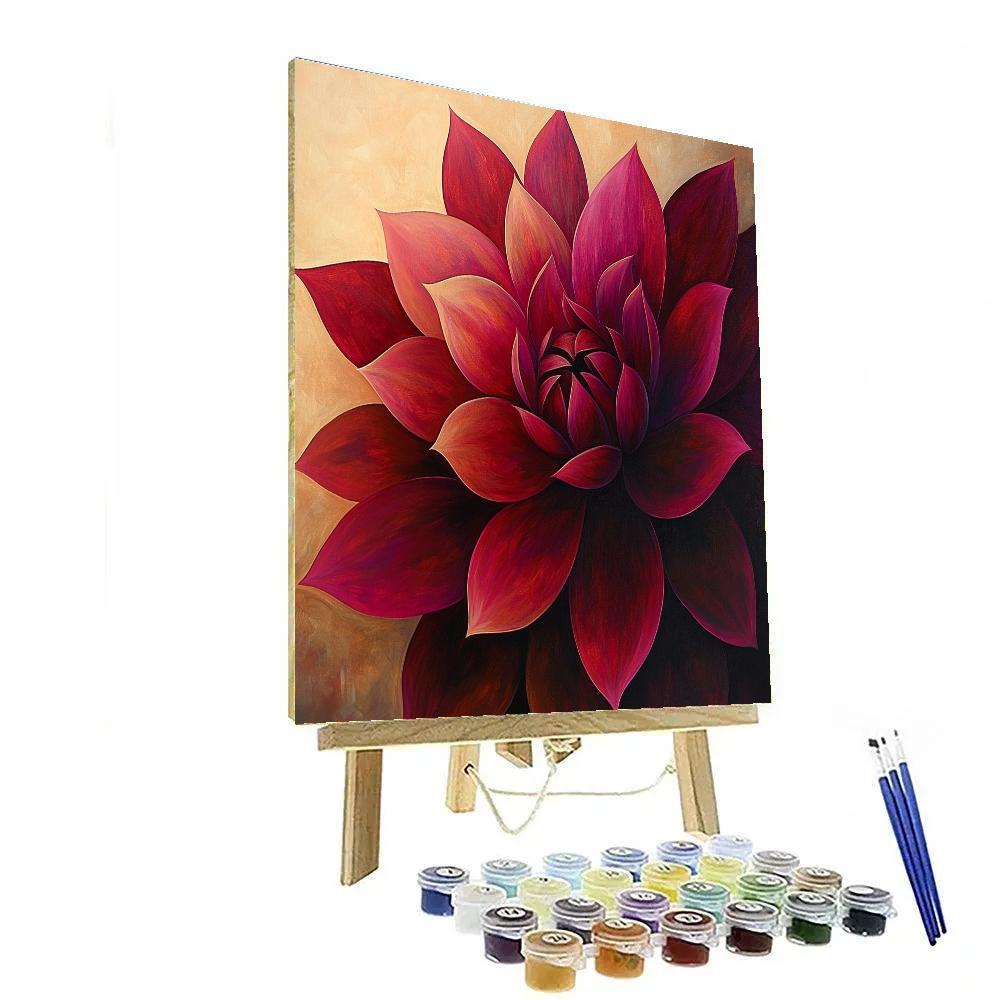 Georgia OKeeffe Inspired Desert Flowers Paint by numbers kits