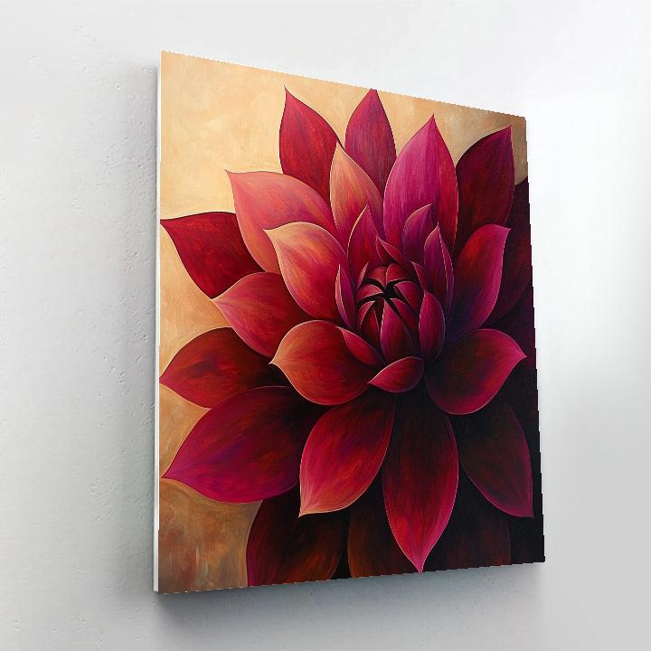 Georgia OKeeffe Inspired Desert Flowers Paint by numbers kits