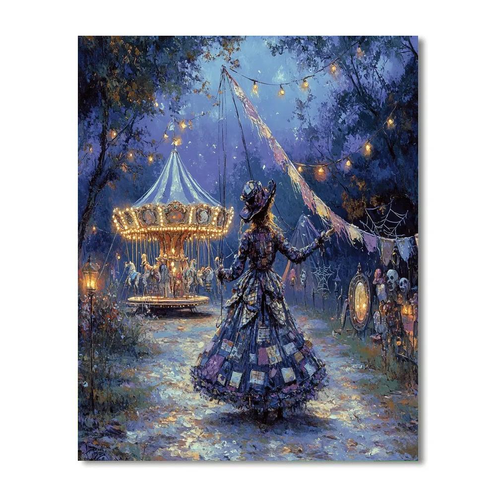 Midnight Carnival Marionette paint by color