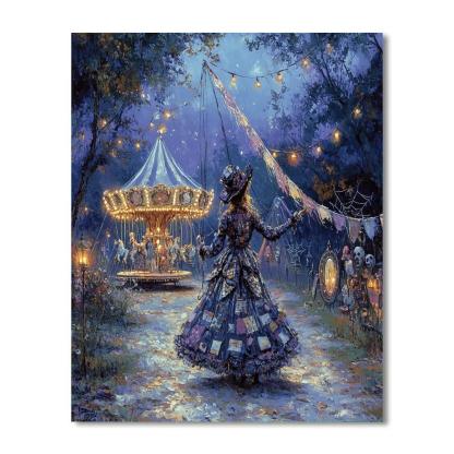 Midnight Carnival Marionette paint by color