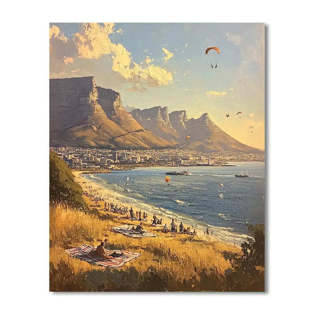Table Mountain View From Signal Hill Cape Town South Africa Paint by numbers art