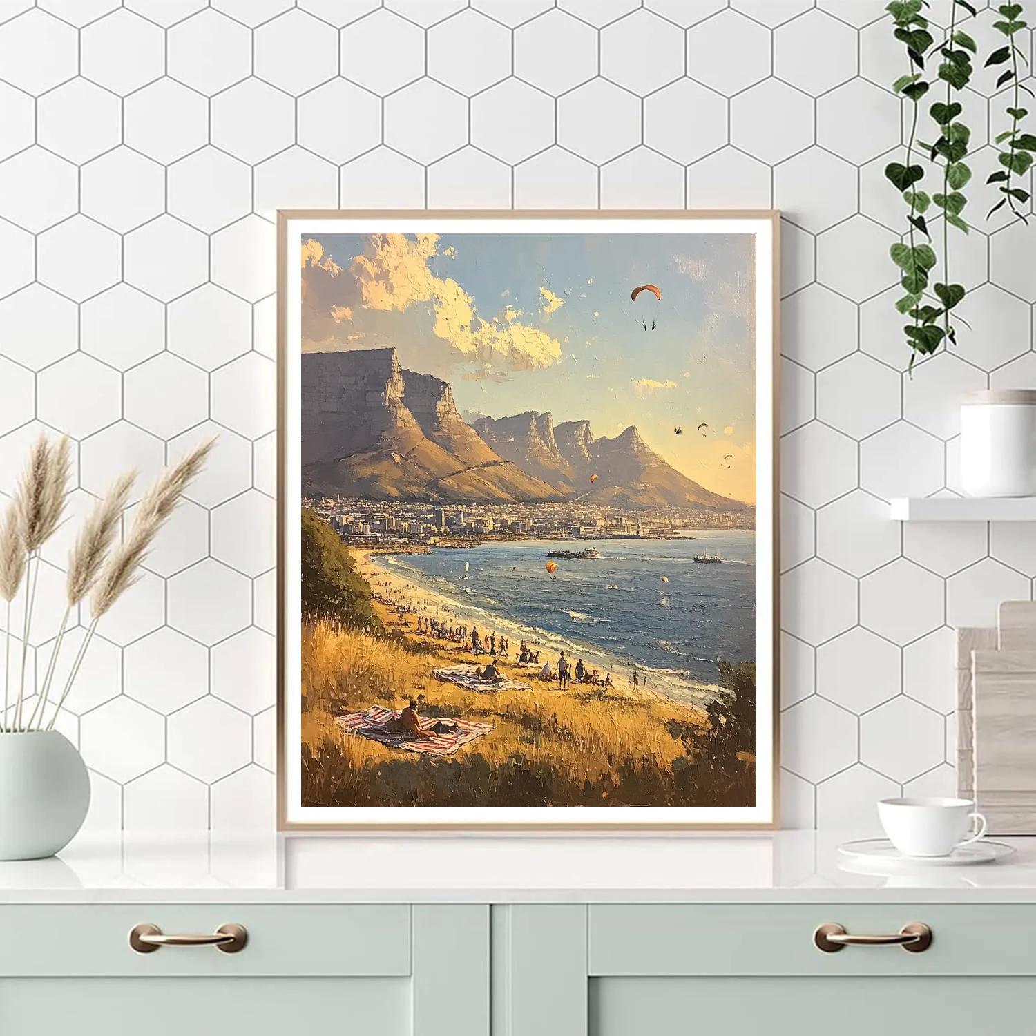 Table Mountain View From Signal Hill Cape Town South Africa Paint by numbers art