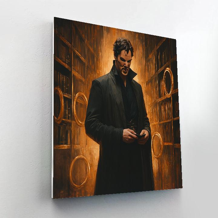 Benedict Cumberbatch: Conjuring Mindscapes Beyond Time And Space painting number kit