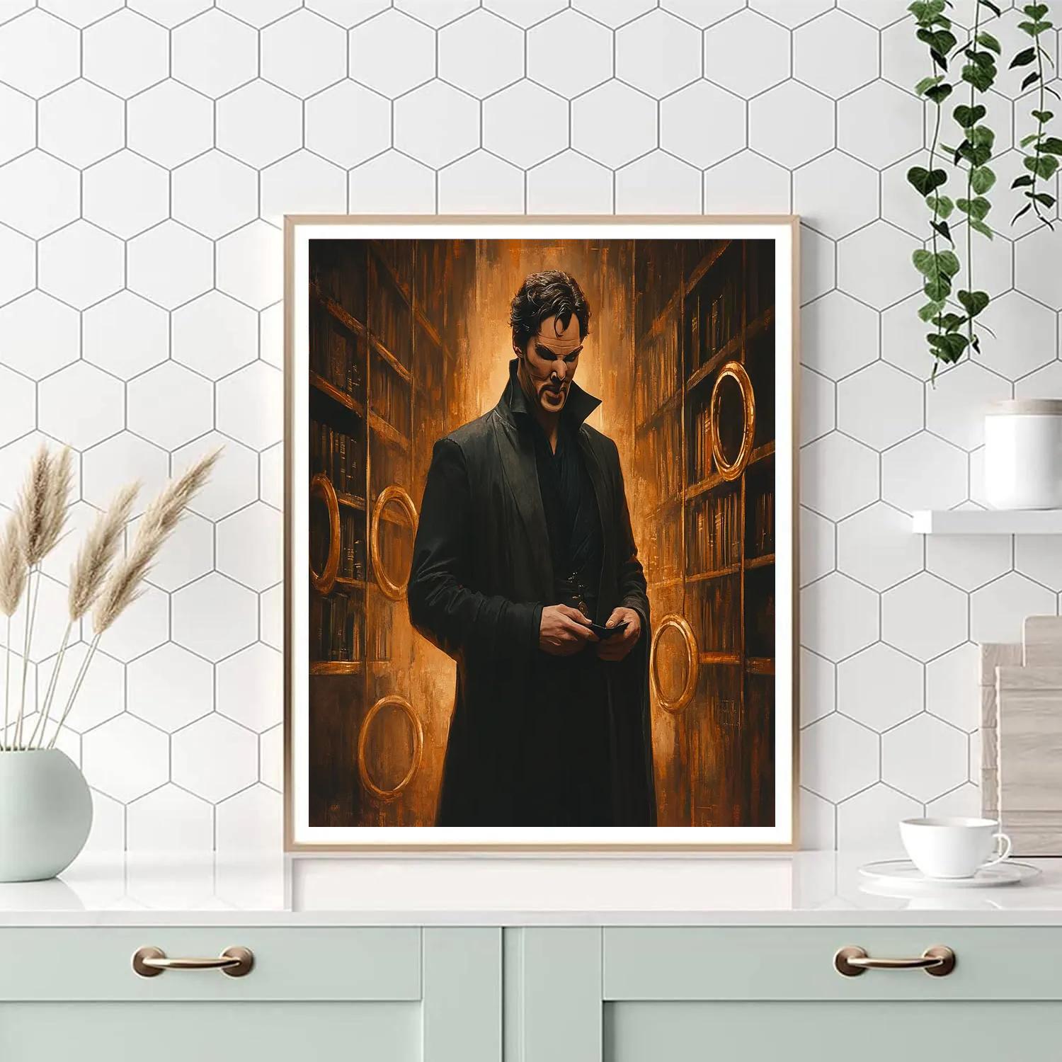 Benedict Cumberbatch: Conjuring Mindscapes Beyond Time And Space painting number kit