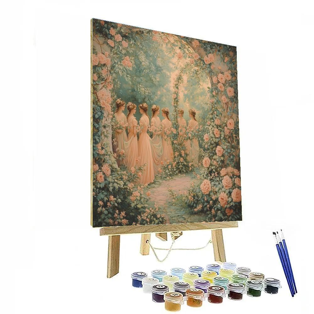 Botticelli Inspired Garden Of Myths paint by numbers