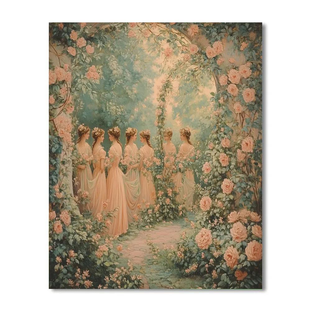 Botticelli Inspired Garden Of Myths paint by numbers