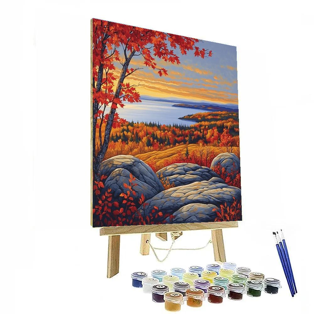 A.Y. Jackson Inspired Algoma Autumn Ridges Painting by numbers kit