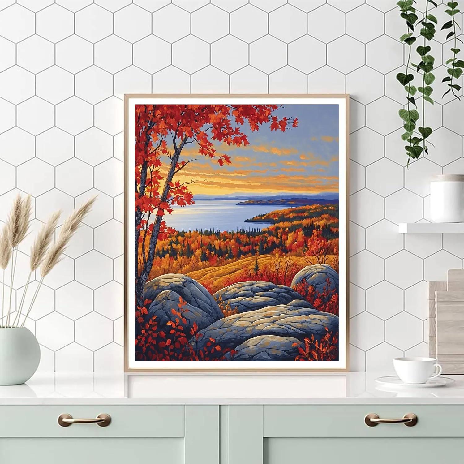 A.Y. Jackson Inspired Algoma Autumn Ridges Painting by numbers kit