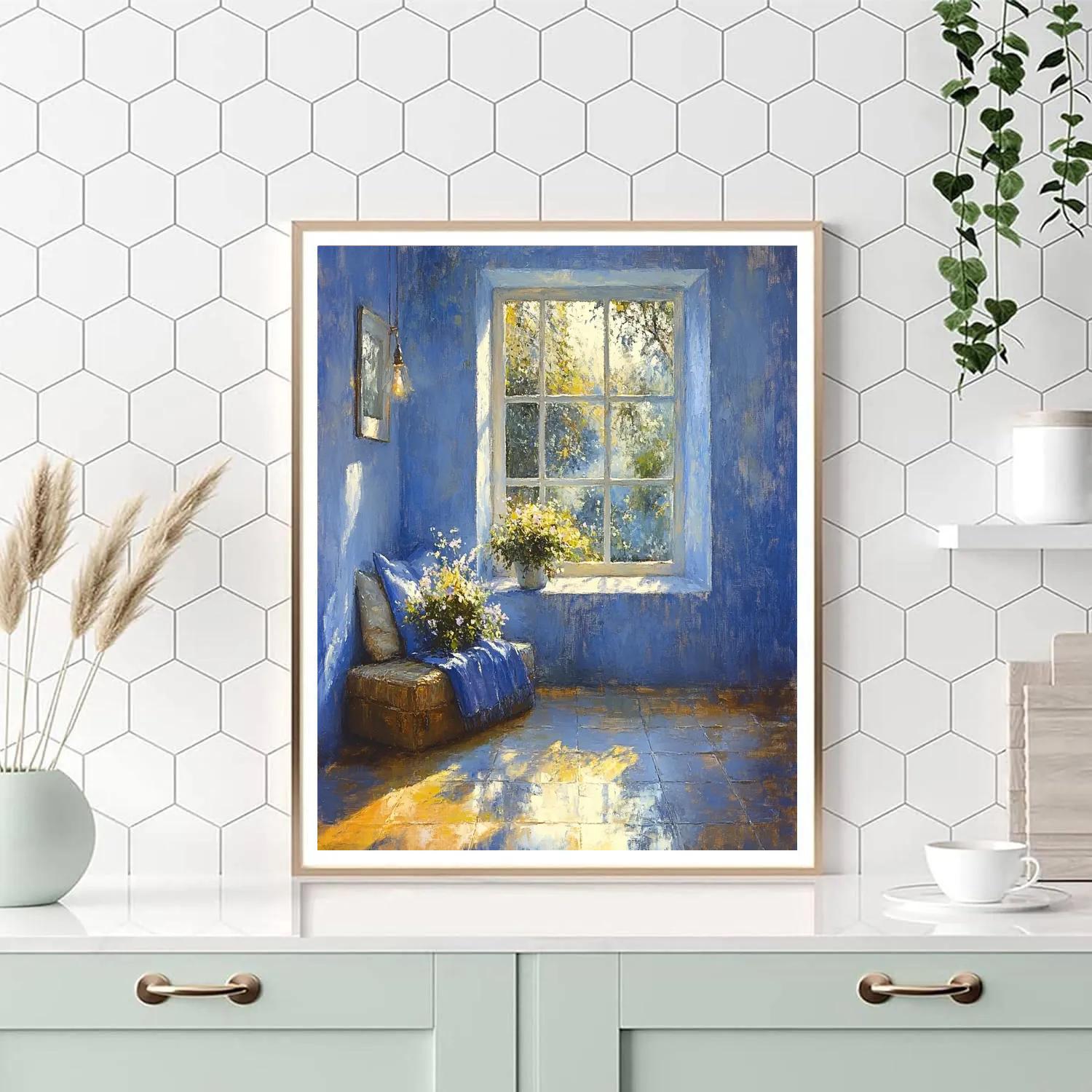 Vermeer Inspired Cafe Window Paint by numbers kits